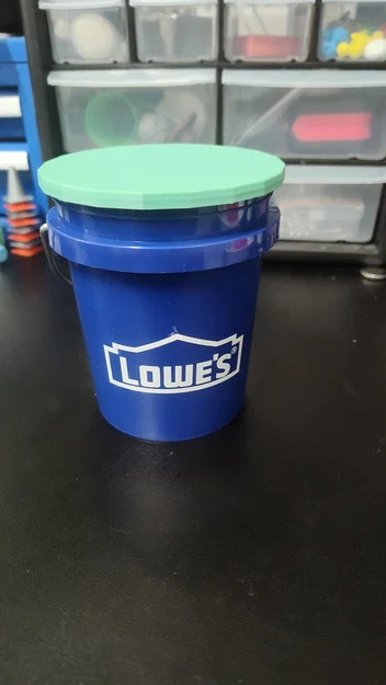 Nắp mini bucket Lowes (có/không lỗ ống hút) - Image 2