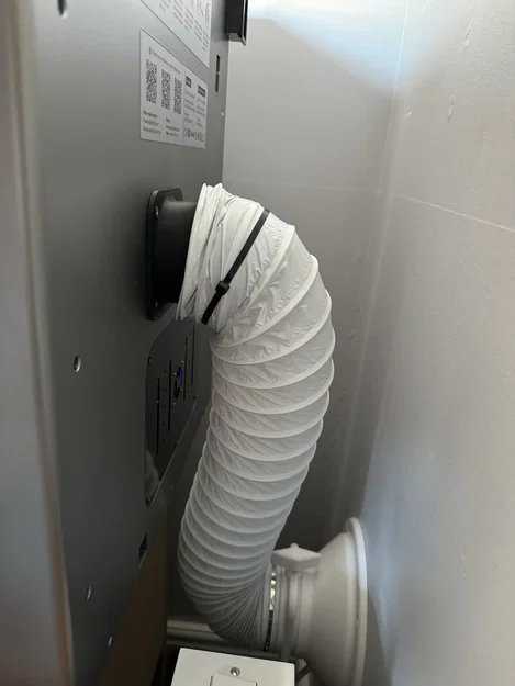 Adaptor nối cửa thoát sau Qidi Plus 4 sang ống gió 100mm (4”) - Image 3