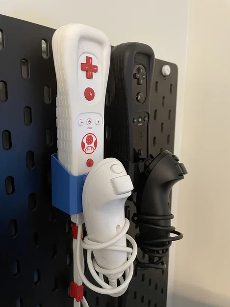 Giá treo tay cầm WiiMote cho bảng IKEA Skadis - Image 1