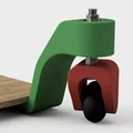 Bánh xe xoay 360 độ (Caster Wheel) tự in 3D cho nội thất - Thumbnail 1