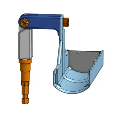 Dụng cụ vệ sinh máng xối – tương thích Gardena & cán sơn (painter pole)
