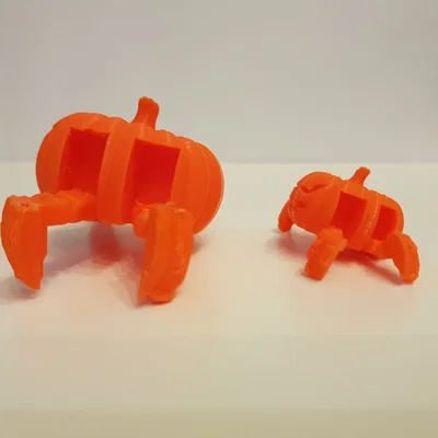 Bí Ngô Có Chân (Pumpkin with legs) dạng articulated
