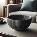 Tô Tròn Gân Sọc (Round Ribbed Design Bowl) - Thumbnail 1