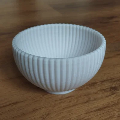 Tô Tròn Gân Sọc (Round Ribbed Design Bowl)