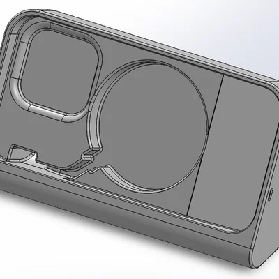 Đế sạc 3D thông minh cho iPhone 15 Pro và Anker 313