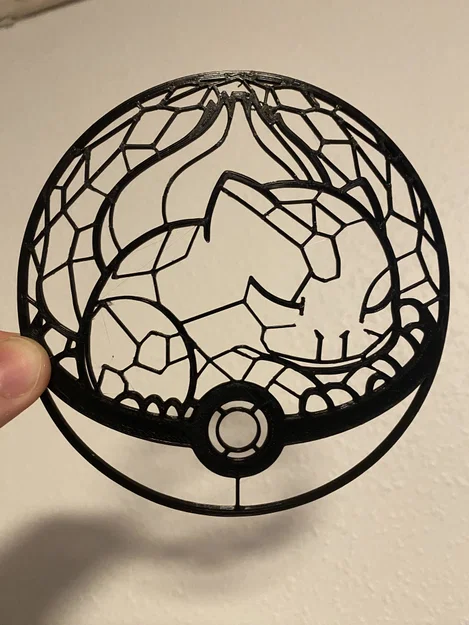 Mô hình nghệ thuật 2D Bulbasaur Pokeball in 3D siêu đẹp - Image 1