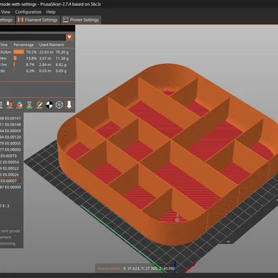 Hộp Xếp Chồng (Vase Mode)
