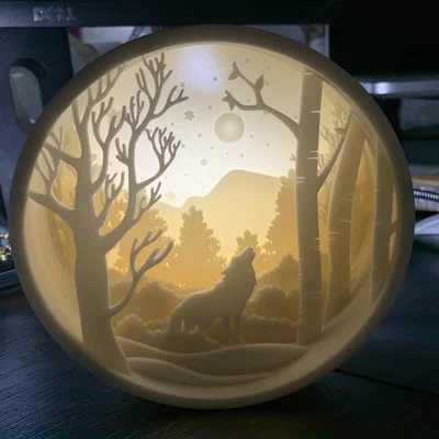 Vianočný obraz – Tranh/đồ decor Giáng Sinh phát sáng