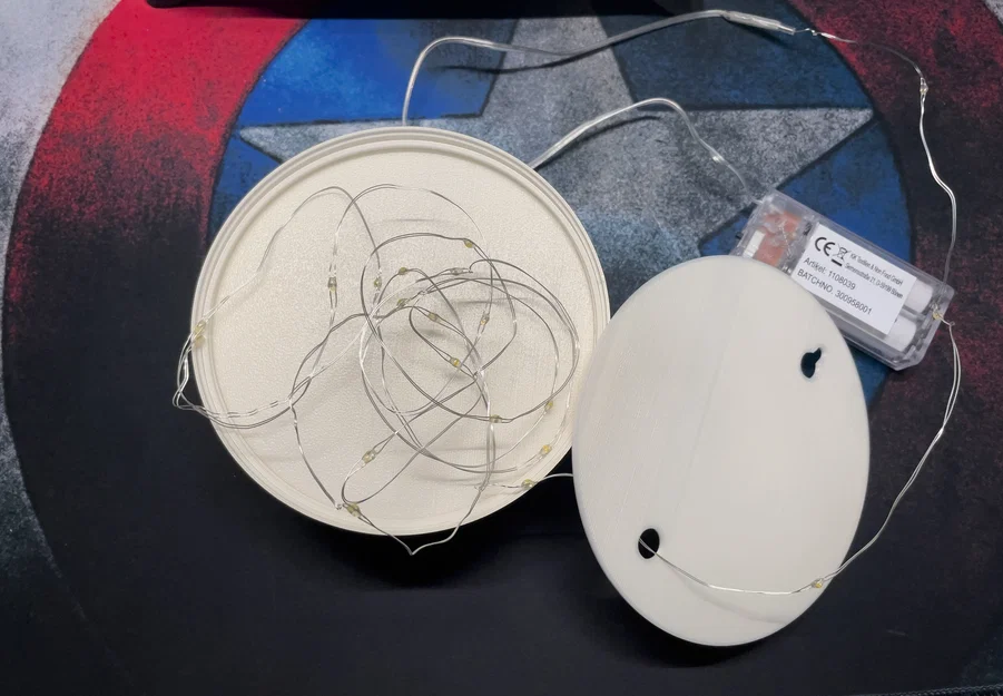 Vianočný obraz – Tranh/đồ decor Giáng Sinh phát sáng - Image 3