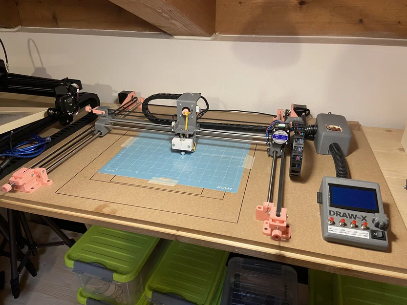 Nghệ thuật Pen Plotter tạo sinh CNC Arduino, cắt vinyl & stickers - Image 1