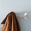 Móc treo tường hình xương cá độc đáo - File in 3D trang trí nhà cửa - Thumbnail 3
