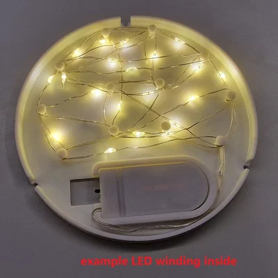 Trang trí Giáng Sinh nhiều lớp kèm đèn nền LED (3 tùy chọn gắn)