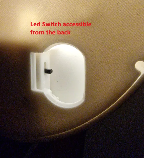 Trang trí Giáng Sinh nhiều lớp kèm đèn nền LED (3 tùy chọn gắn) - Image 6