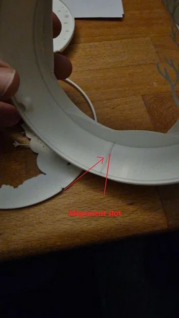 Trang trí Giáng Sinh nhiều lớp kèm đèn nền LED (3 tùy chọn gắn) - Image 7