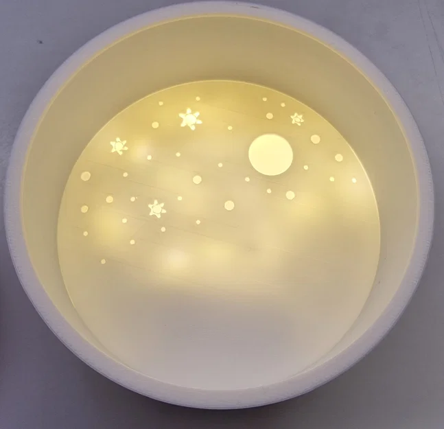 Trang trí Giáng Sinh nhiều lớp kèm đèn nền LED (3 tùy chọn gắn) - Image 8