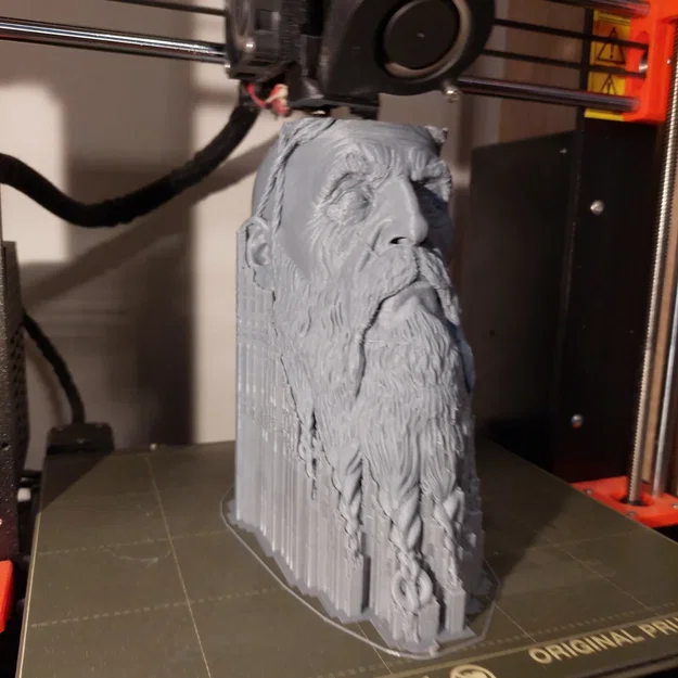 Mô hình 3D đầu nhân vật Mimir từ God of War Ragnarok siêu chi tiết - Image 6