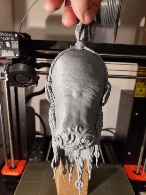 Mô hình 3D đầu nhân vật Mimir từ God of War Ragnarok siêu chi tiết - Image 8