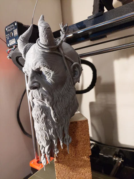 Mô hình 3D đầu nhân vật Mimir từ God of War Ragnarok siêu chi tiết - Image 11