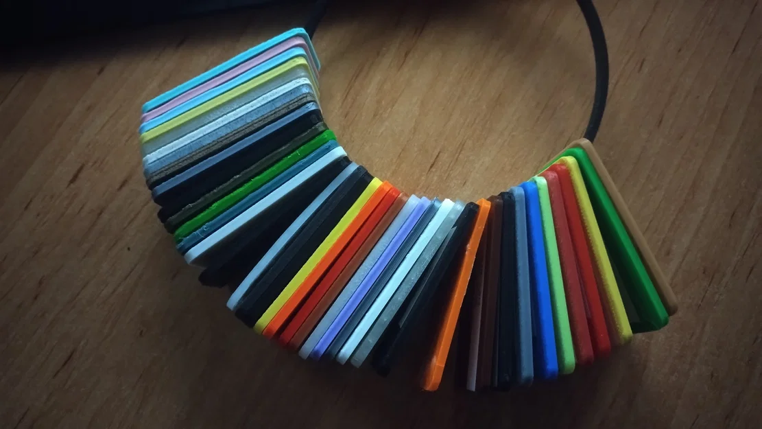 Filament sample – Mẫu thẻ sample filament có chữ - Image 2