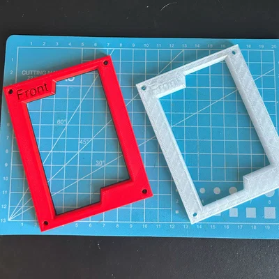 Khuôn cắt vách thạch cao cho hộp điện (Cutout Template) in 3D