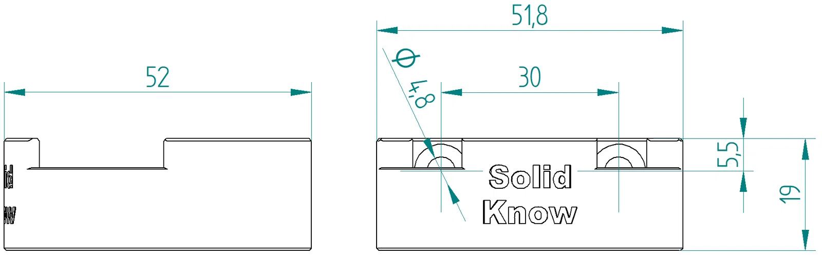 Giá giữ pin Makita 10.8V (Makita 10.8V Batteryholder) - Image 3