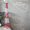 Tháp Viễn Thông (Telecommunication Tower) tỷ lệ 1:100 - Thumbnail 1