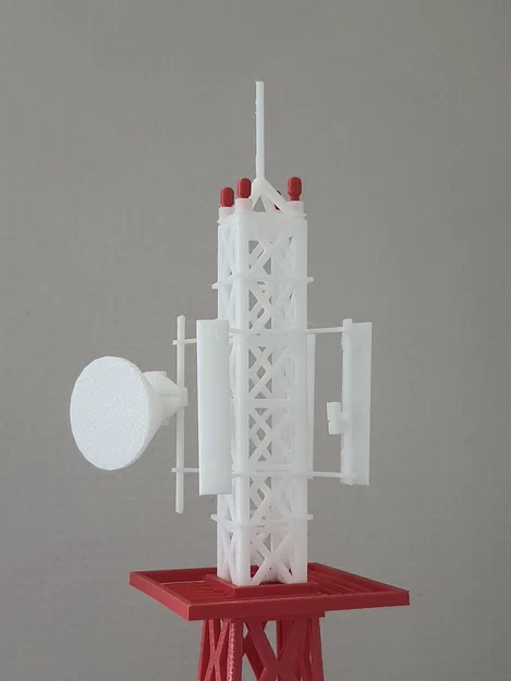 Tháp Viễn Thông (Telecommunication Tower) tỷ lệ 1:100 - Image 3