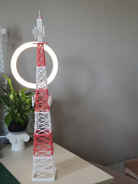 Tháp Viễn Thông (Telecommunication Tower) tỷ lệ 1:100 - Image 6