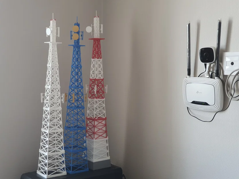 Tháp Viễn Thông (Telecommunication Tower) tỷ lệ 1:100 - Image 11