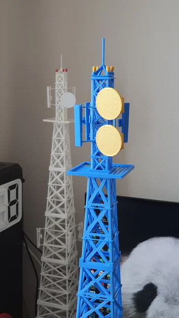 Tháp Viễn Thông (Telecommunication Tower) tỷ lệ 1:100 - Image 12