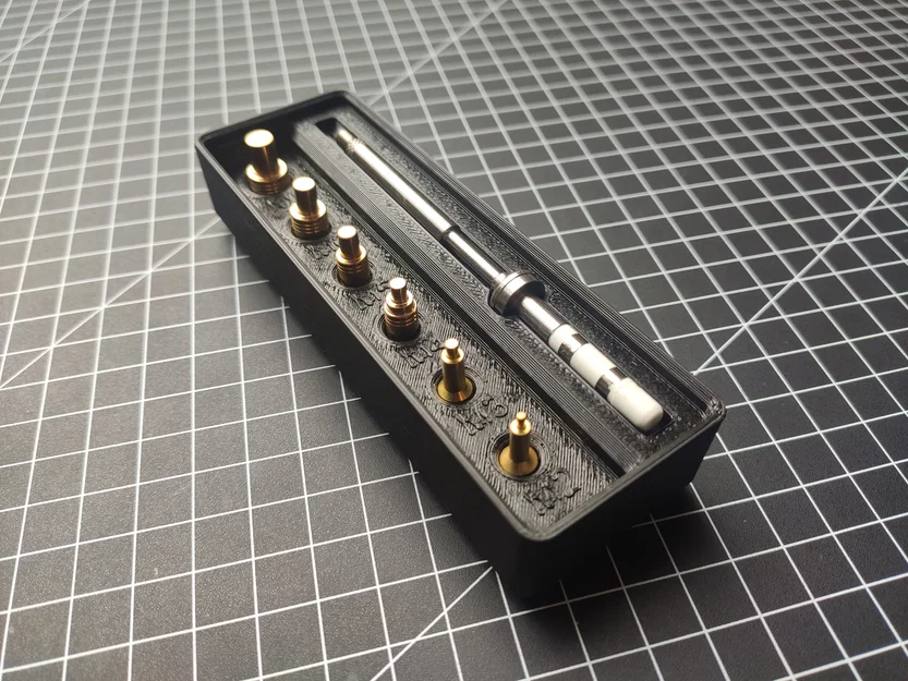 Khay Gridfinity CNC Kitchen cho Tip Threaded Insert (TS100) - V1 - Image 1