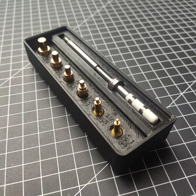 Khay Gridfinity CNC Kitchen cho Tip Threaded Insert (TS100) - V1