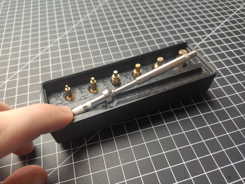 Khay Gridfinity CNC Kitchen cho Tip Threaded Insert (TS100) - V1 - Image 2