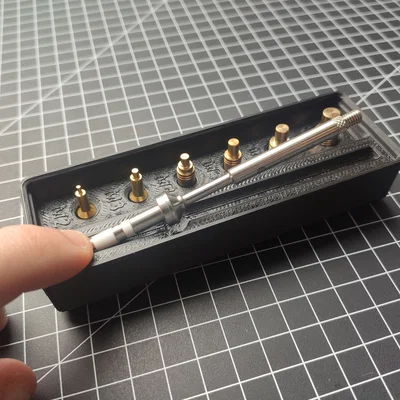 Khay Gridfinity CNC Kitchen cho Tip Threaded Insert (TS100) - V1