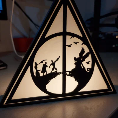 Đèn Harry Potter – Biểu tượng Deathly Hallows (LAMP)