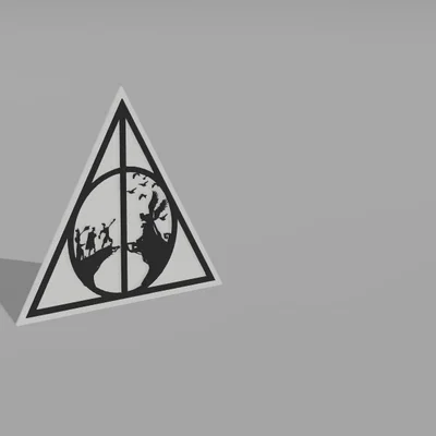 Đèn Harry Potter – Biểu tượng Deathly Hallows (LAMP)