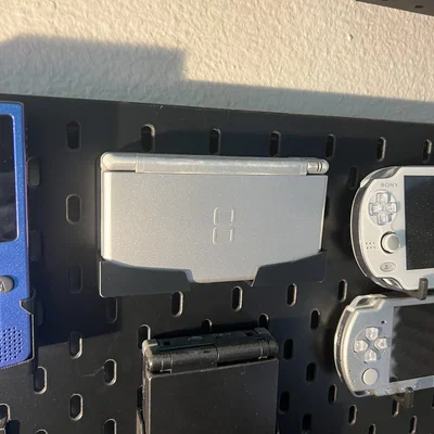 Giá treo tường Nintendo DS Lite cho bảng IKEA Skadis (V2)