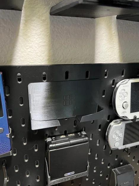 Giá treo tường Nintendo DS Lite cho bảng IKEA Skadis (V2) - Image 3