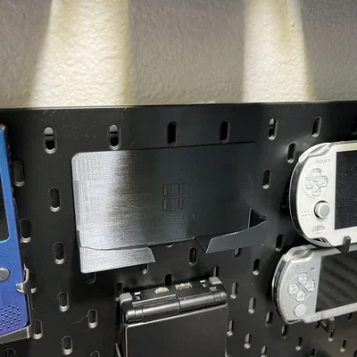 Giá treo tường Nintendo DS Lite cho bảng IKEA Skadis (V2)