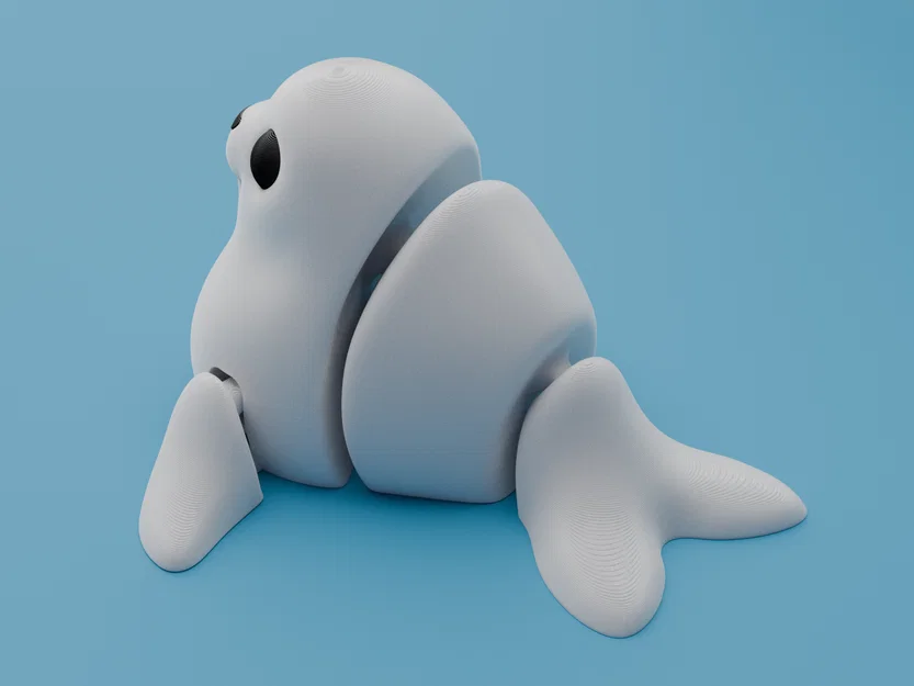 Hải cẩu con khớp nối (Articulated Seal pup) - Image 3