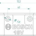 Giá đỡ pin Bosch Professional 18V (Battery Holder) - Thumbnail 3