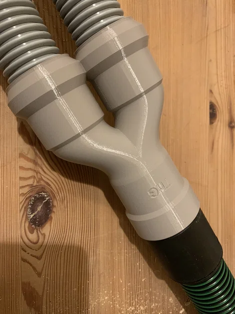 Đầu nối ống hút bụi chữ Y cho Festool và Mafell Erika 60 - Image 1