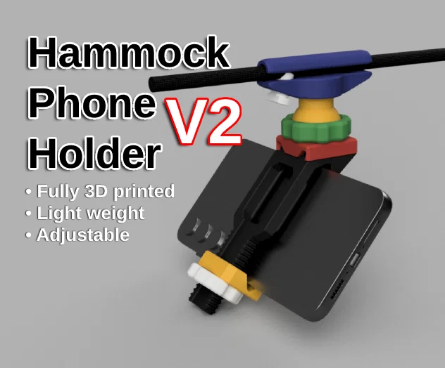 Giá đỡ điện thoại cho hammock V2 [Bản cũ, xem mô tả để lấy bản mới] - Image 1