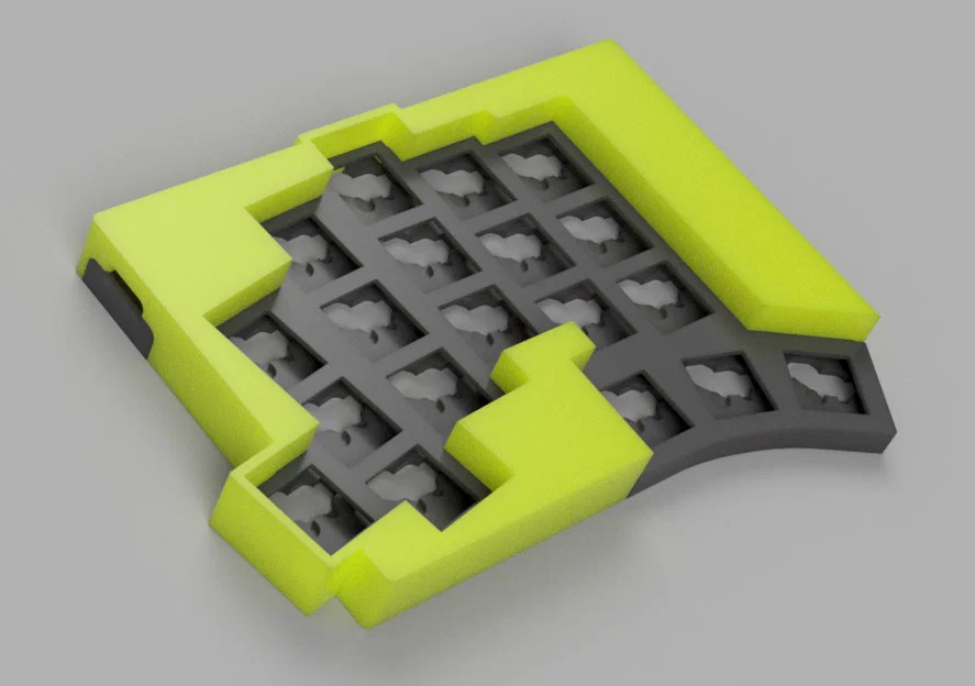 Case bàn phím TOTEM-SHIFT Wireless BLE Redux Split Splay (Swappable Plate) - Image 1