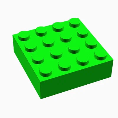 Gạch Lego Brick 4x4 (Tương thích LEGO) – File STL In 3D