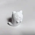 Mô hình 3D Cute Worm Cat - Chú mèo sâu đáng yêu để trang trí - Thumbnail 2