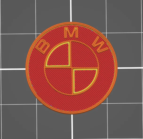 Chip mở khóa xe đẩy siêu thị hình logo BMW in 3D cực chất - Image 2