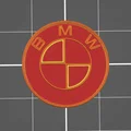 Chip mở khóa xe đẩy siêu thị hình logo BMW in 3D cực chất - Thumbnail 2