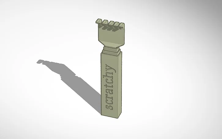 Cây gãi lưng cầm tay thu gọn tiện lợi - Mô hình in 3D độc đáo - Image 1