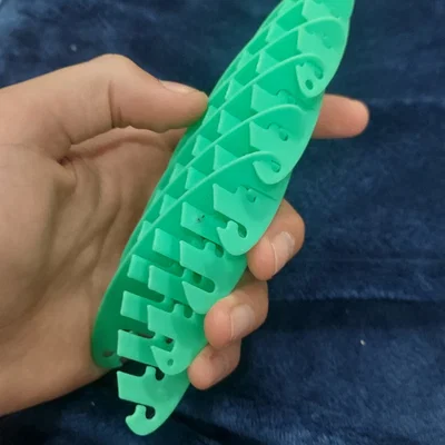 Morf Worm - Waffle Fidget (đồ chơi lắp ráp sau khi in)